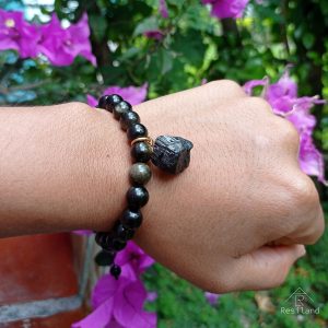 Pulsera de Obsidiana y Turmalina | Protección y Energía Positiva