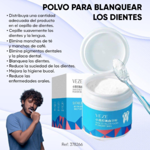 Polvo Blanqueador de Dientes – Blanqueamiento Natural y Seguro