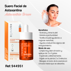 Suero Facial de Astaxantina FayanKou – Hidratación y Rejuvenecimiento Avanzado