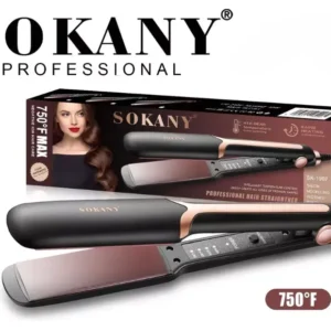 Plancha de Pelo Sokany 750°F | Alisa, Riza y Protege tu Cabello